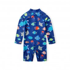 17SWIM 2K: Long Sleeve All In One Rash Suit (9-24 Months)